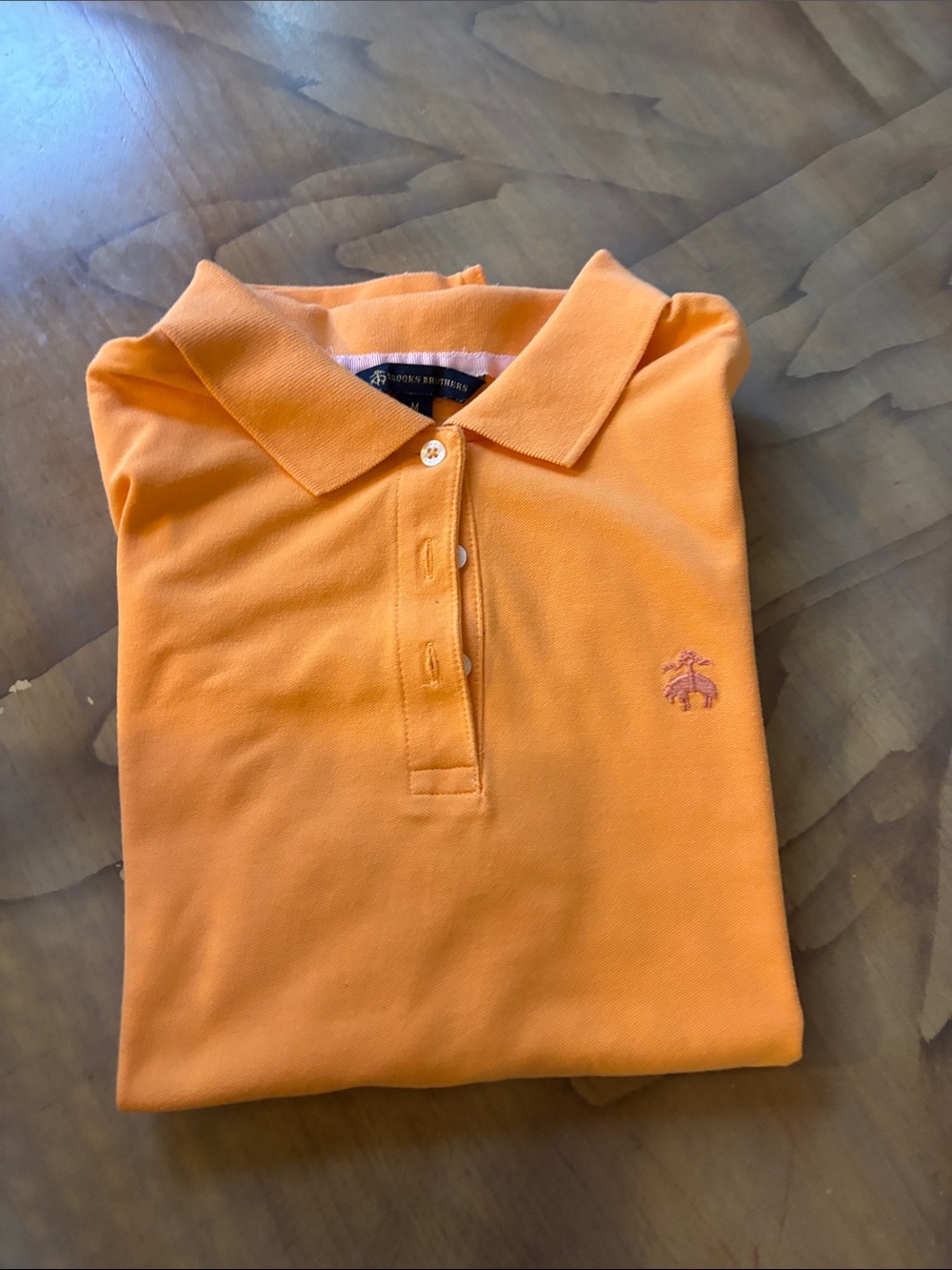 Brooks Brothers Orange Polo Shirt